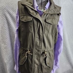 American Rag Khaki Utility Vest